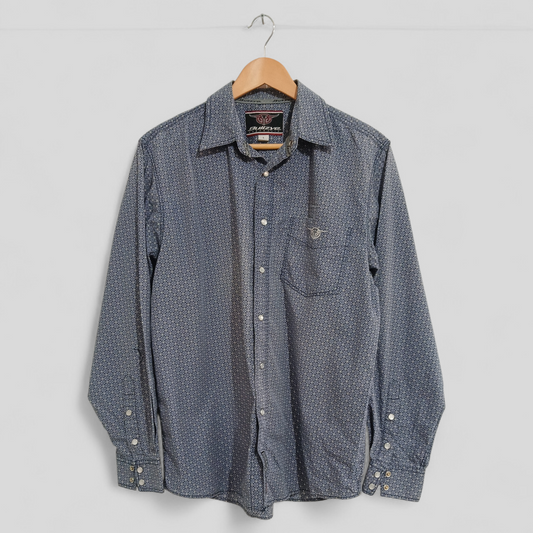 (L) Bullzye | Snap Button LS Shirt