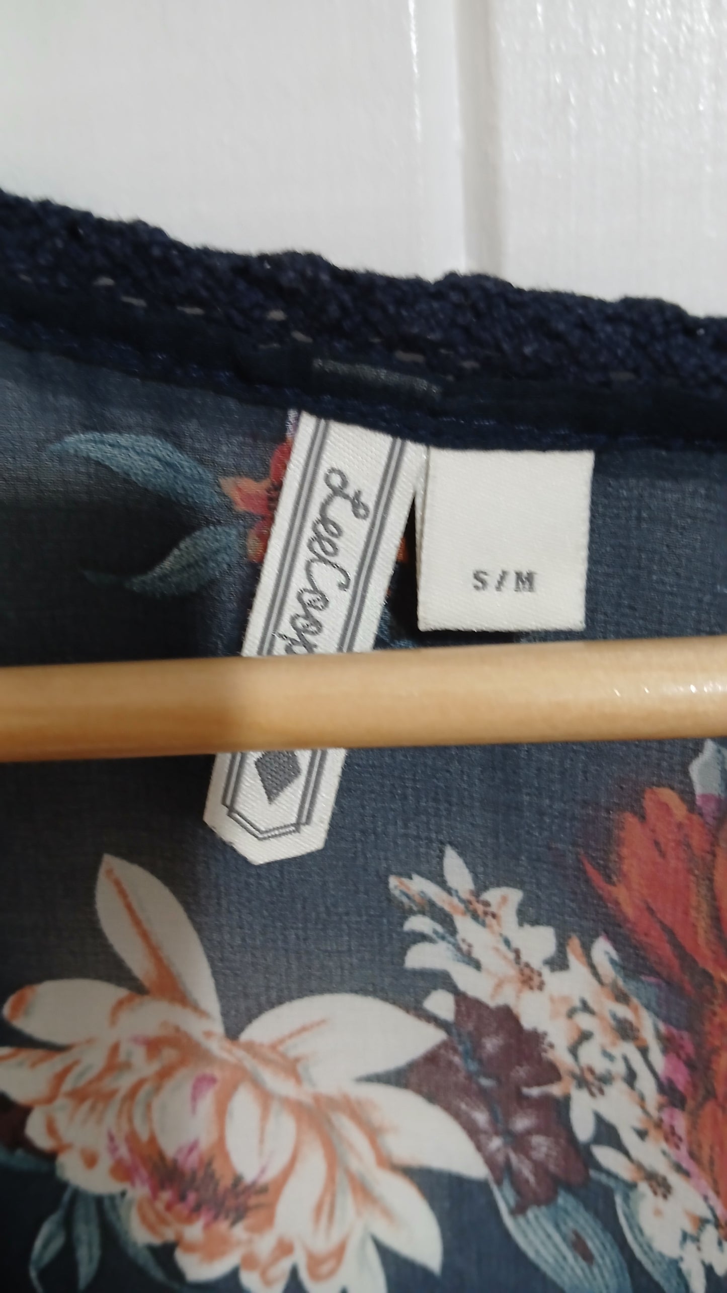 (S/M) Lee Cooper | Sheer Floral Kimono