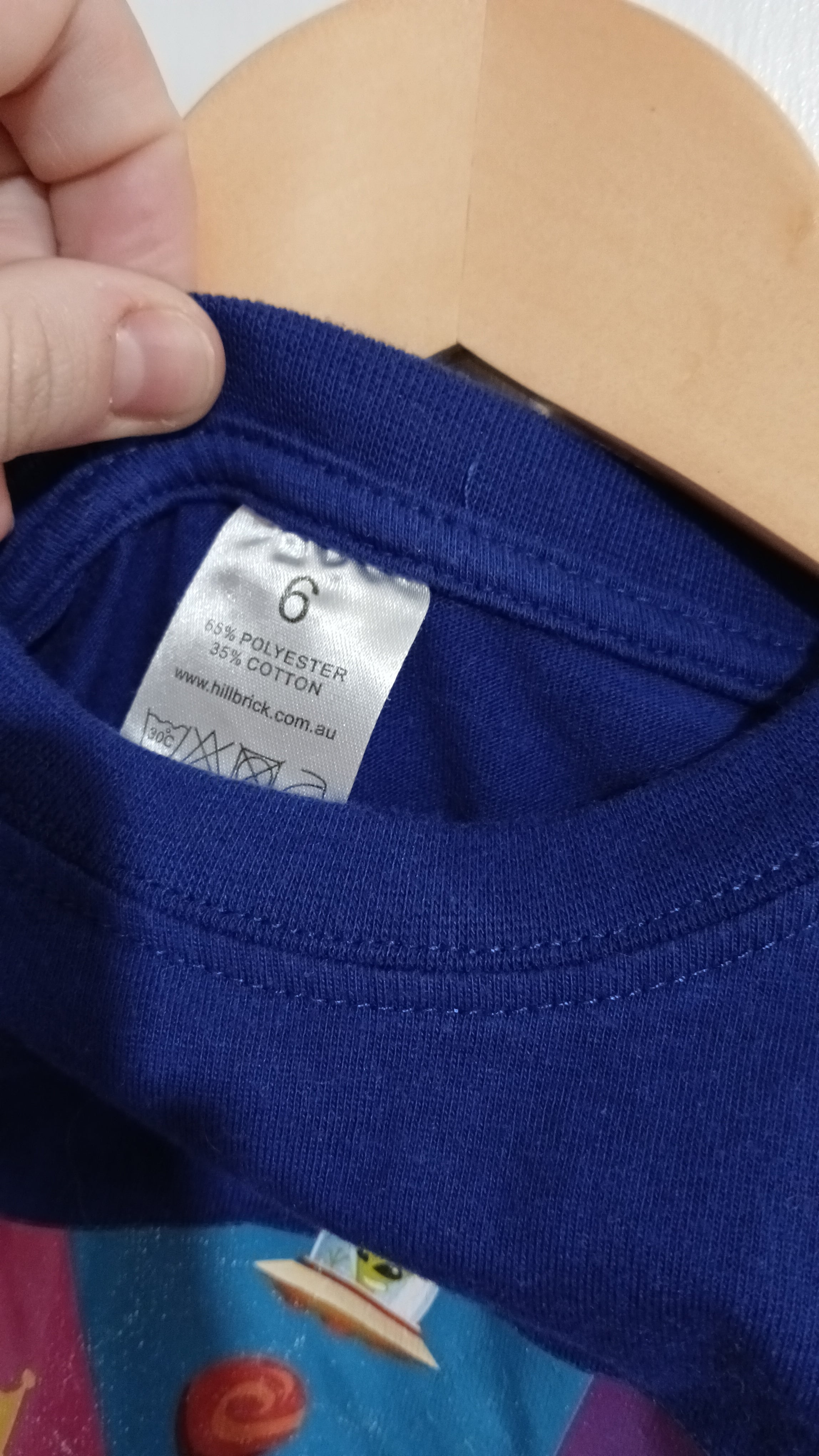 Image of (6JNR) MS Readathon Blue Tee