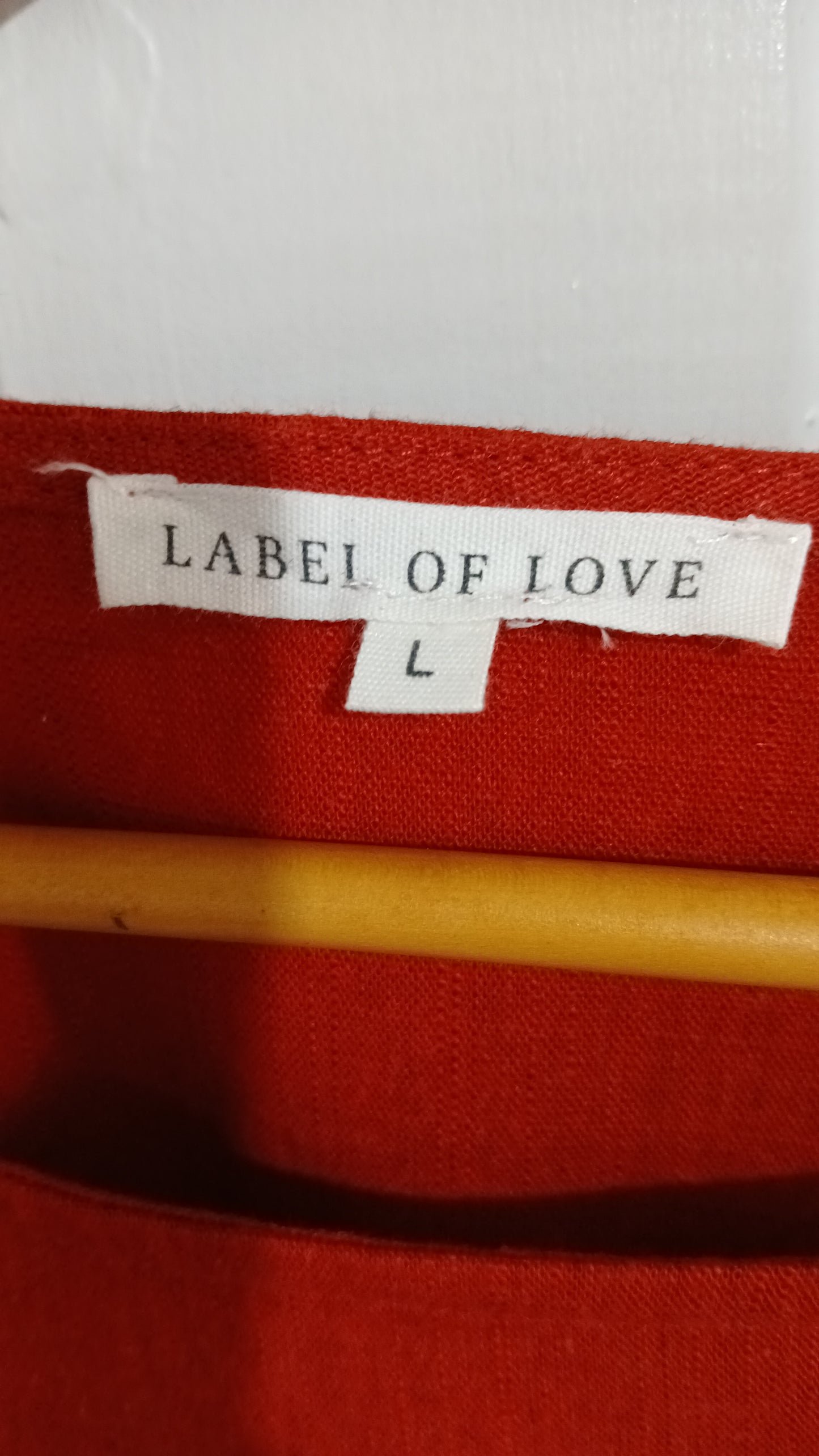 (L) Label of Love | Red Blouse