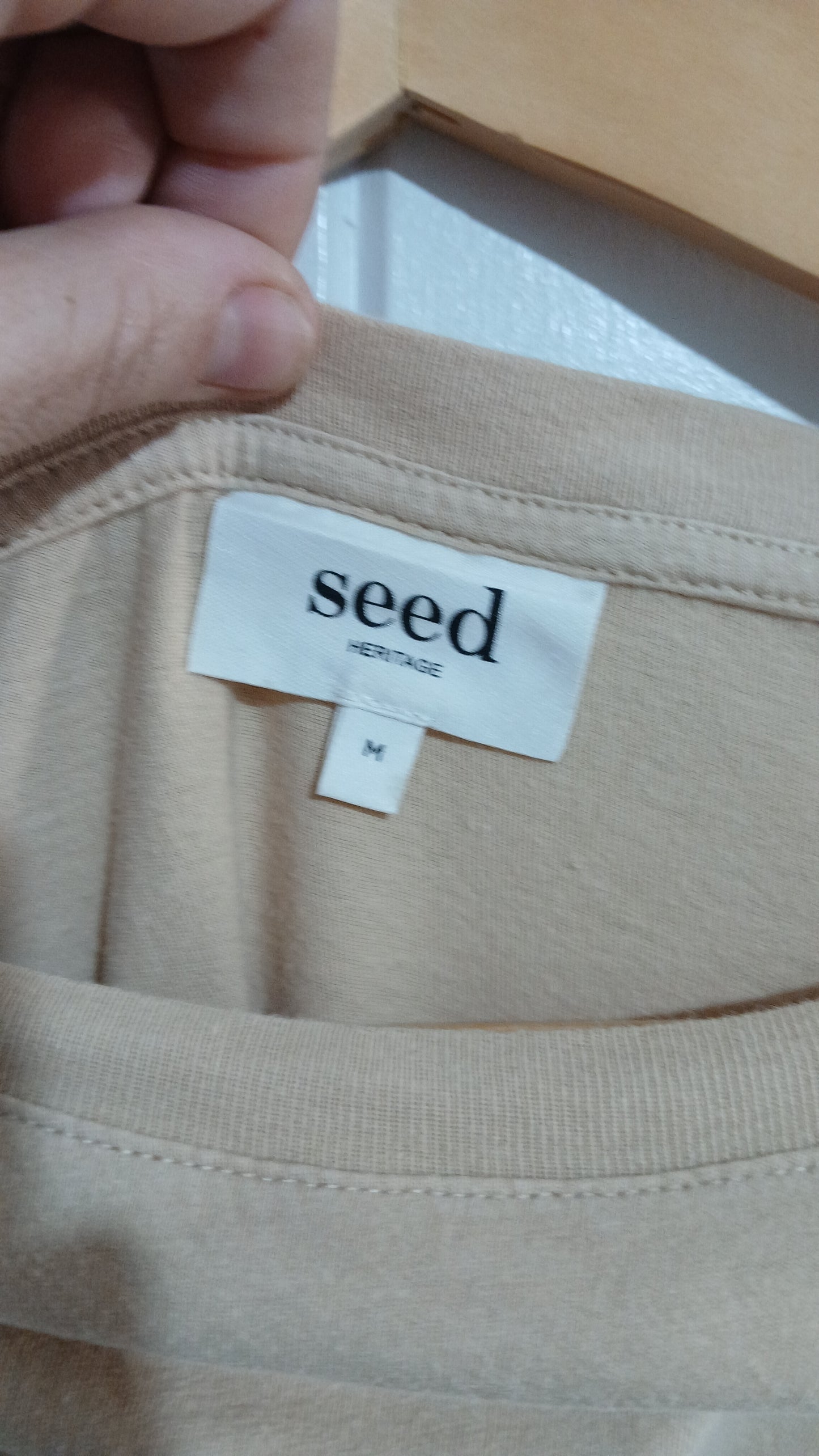 (M) Seed Heritage | Beige Tee