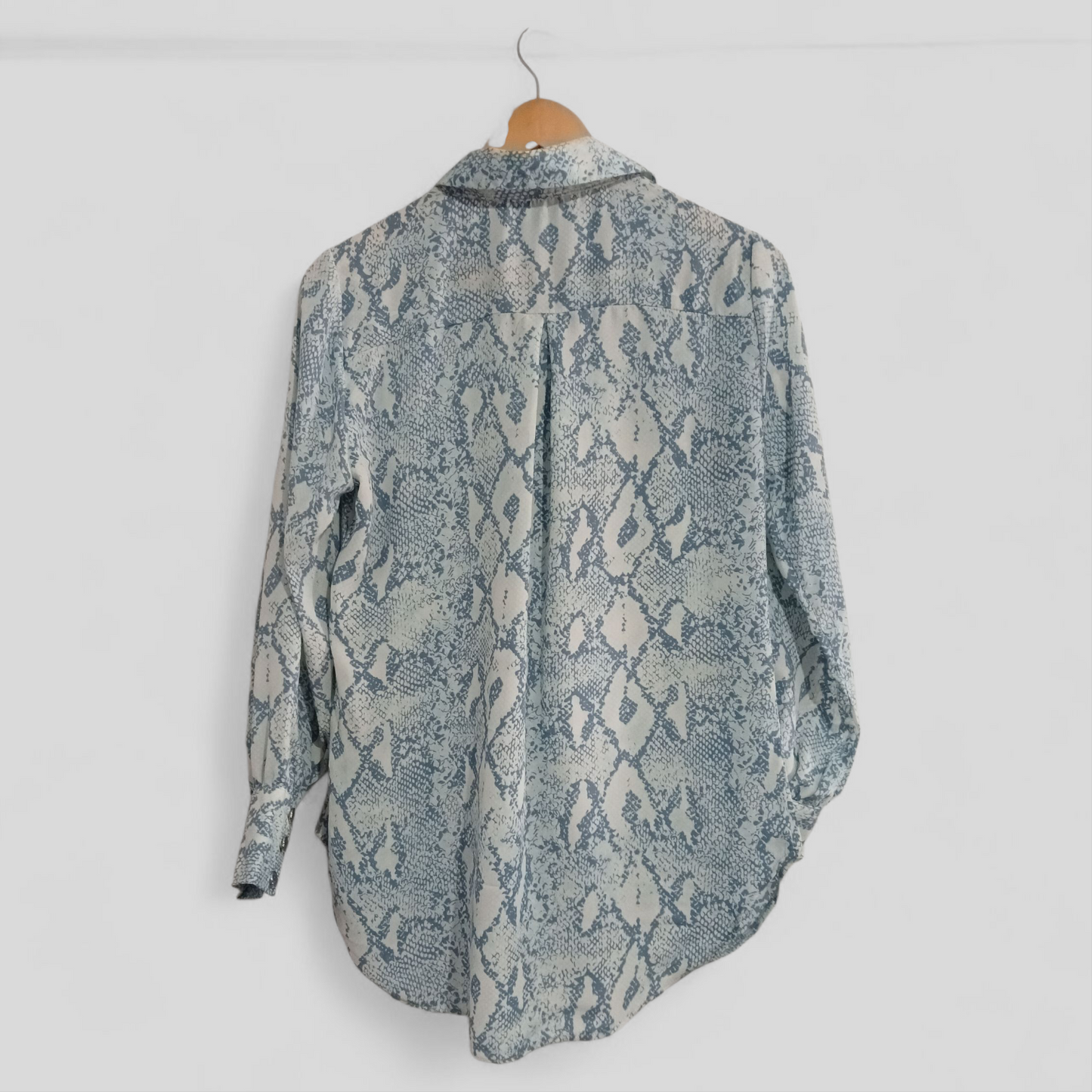 (10) Rockmans | Blue Print Blouse