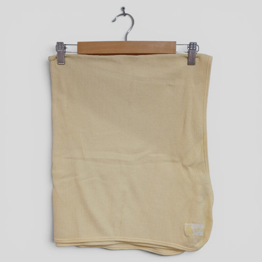 Minko | Yellow Waffle Knit Baby Wrap