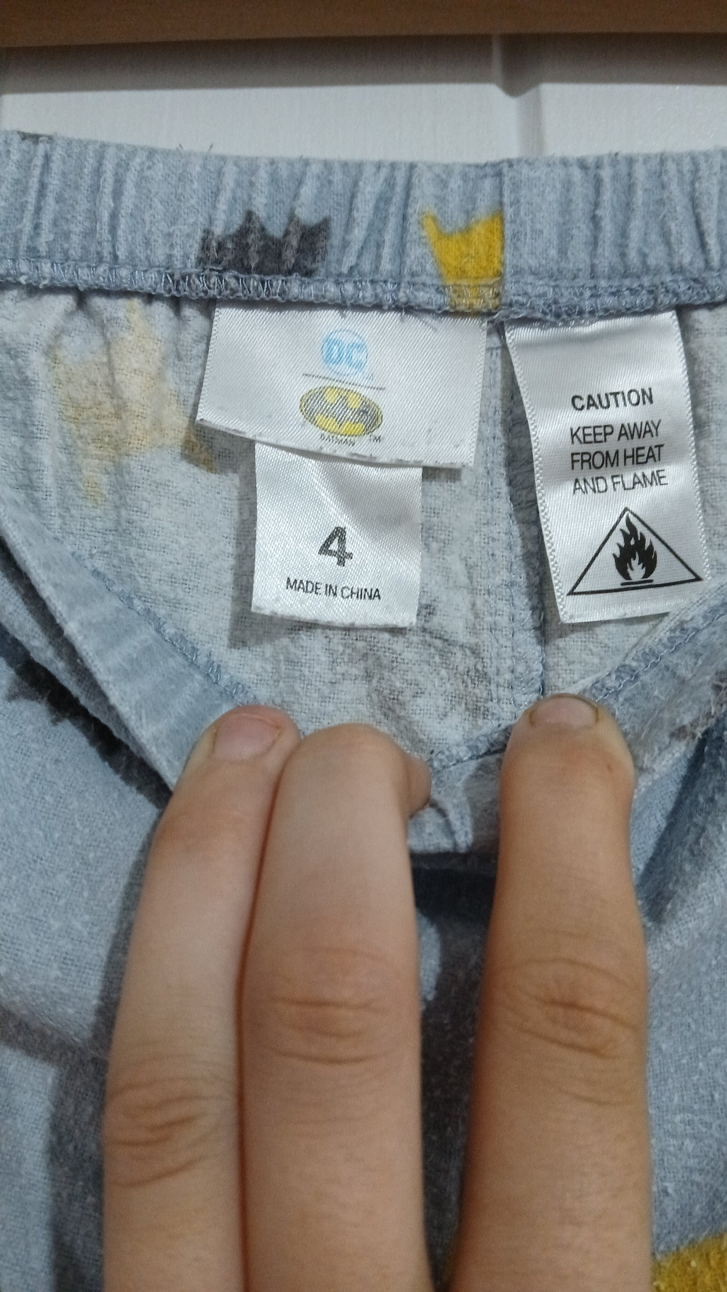 (4JNR) Batman Flannelette PJ Pants