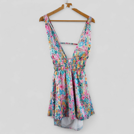 (L) Beginning Boutique Floral Dress