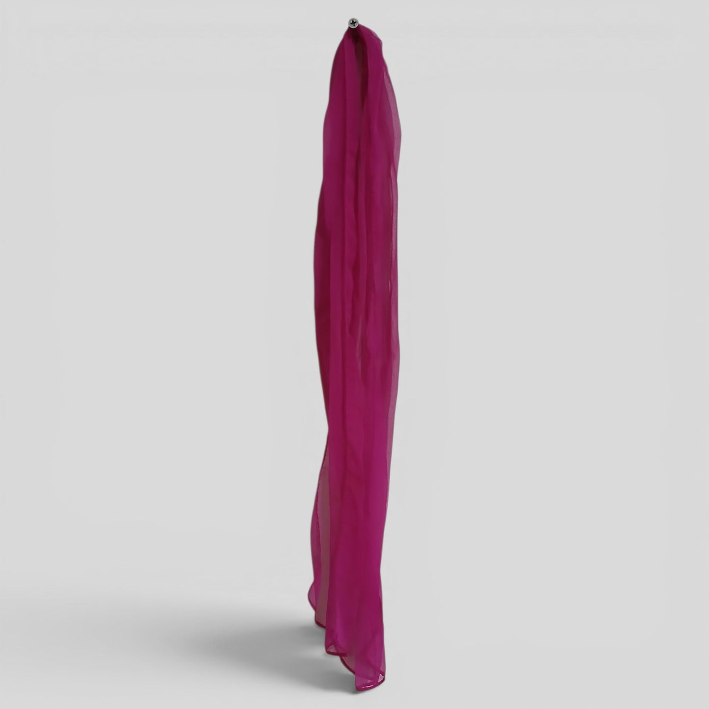 Skinny Neck Scarf | Pink Sheer