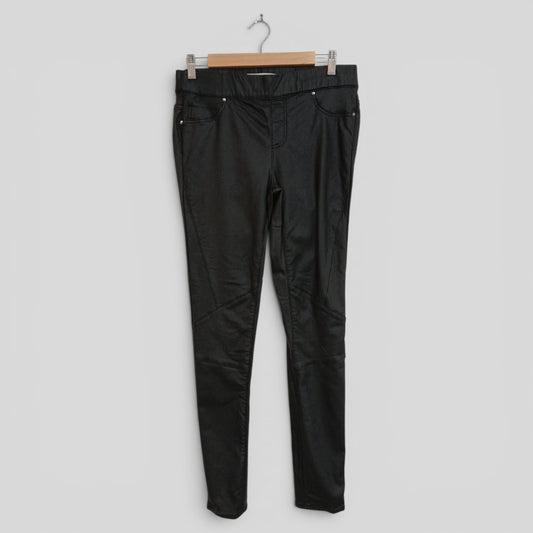 (12) Faux Leather Jeggings
