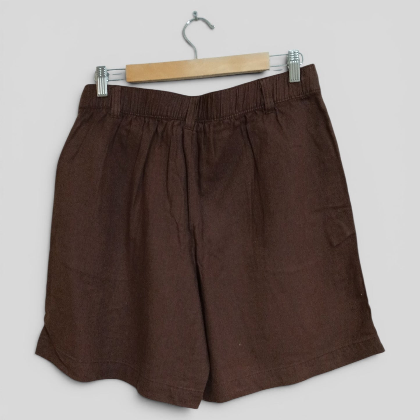 (12) Anko | Brown Linen Blend Shorts