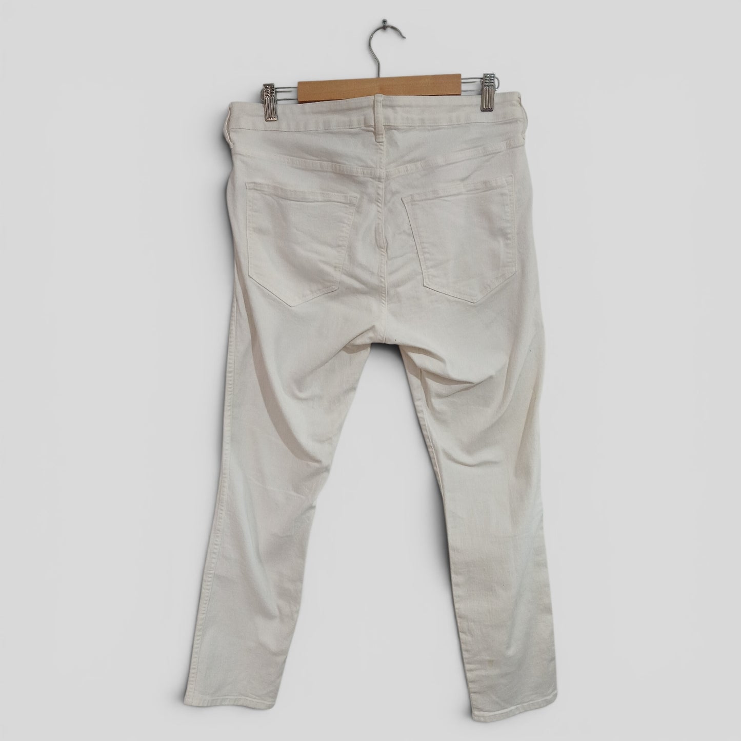 (34/16) White Skinny Jeans