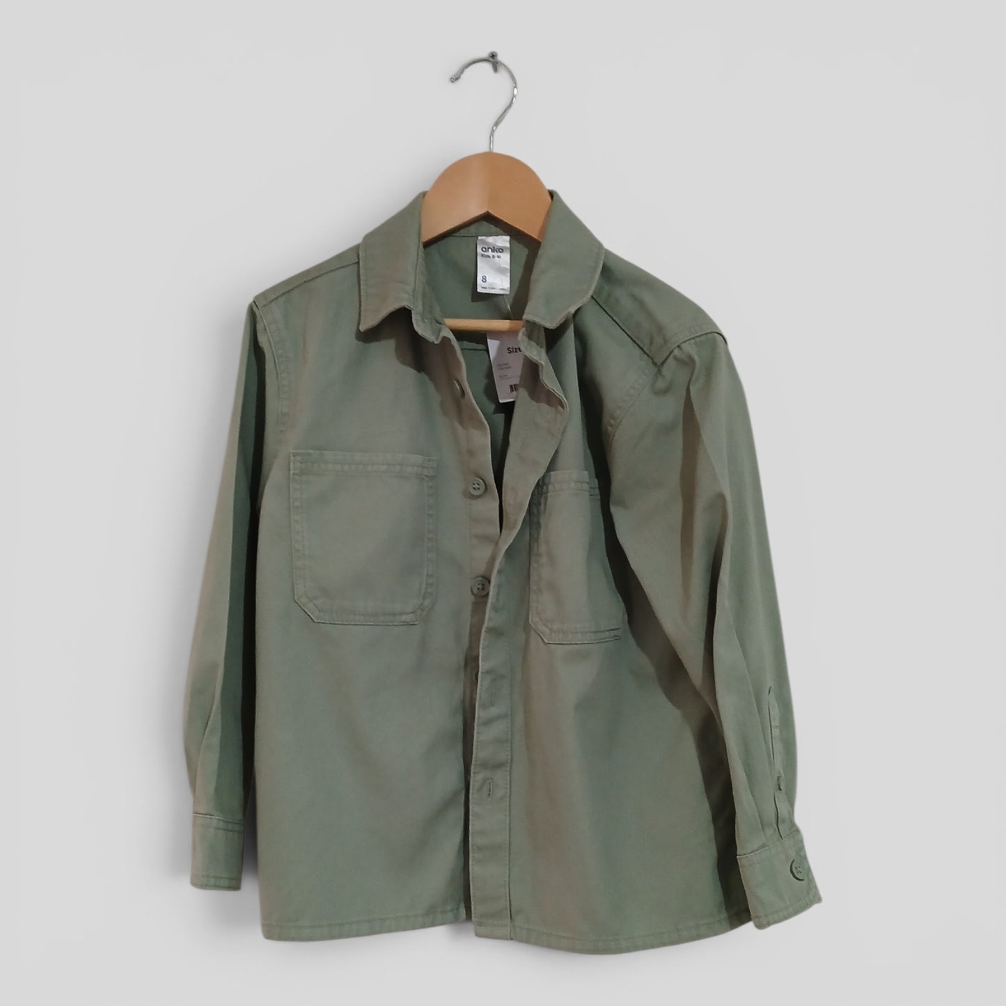 (8JNR) Anko | Green LS Shirt | BNWT