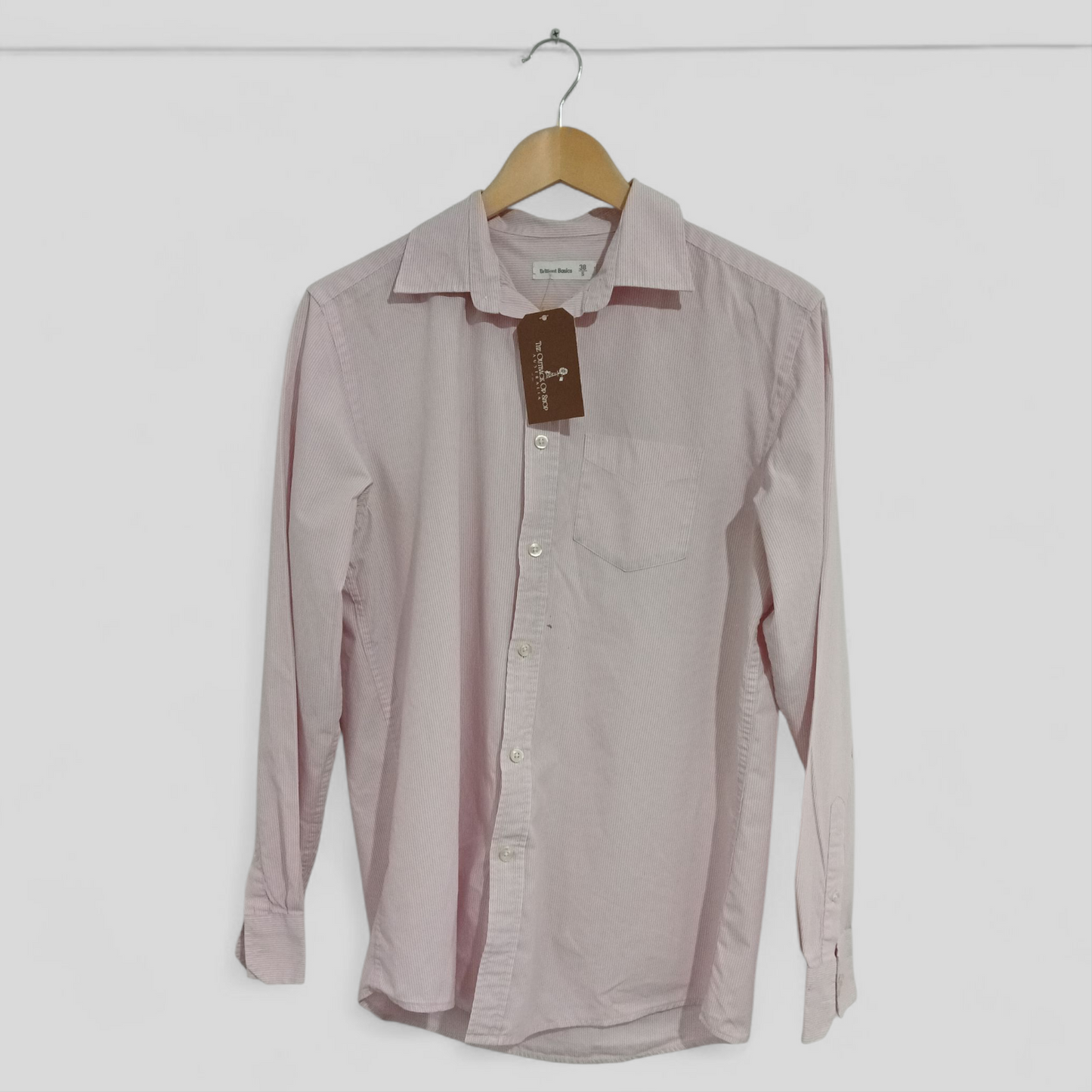 (38/S) Brilliant Basics | Pink LS Shirt