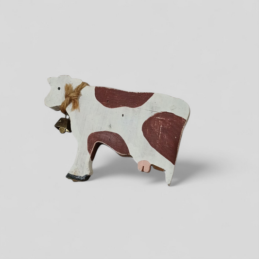 Timber Cow Ornament