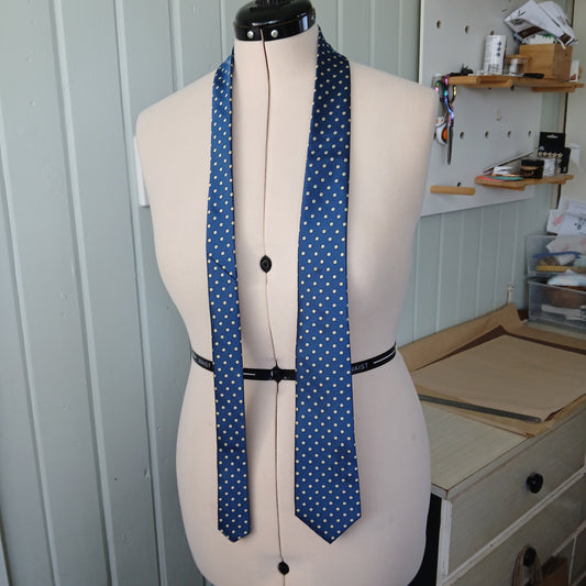 Tie Emerson - Blue with gold spots