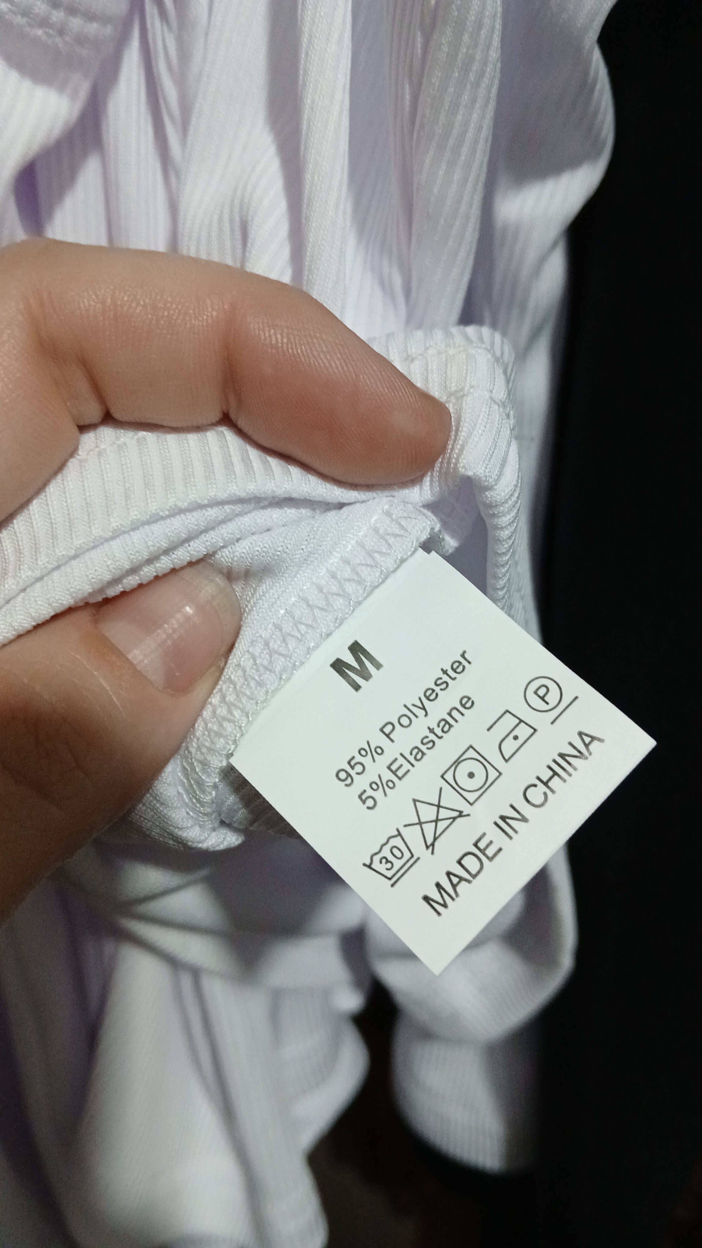 Image of (M) White Singlet BNWT