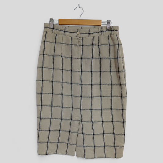 (12) Green Plaid Skirt