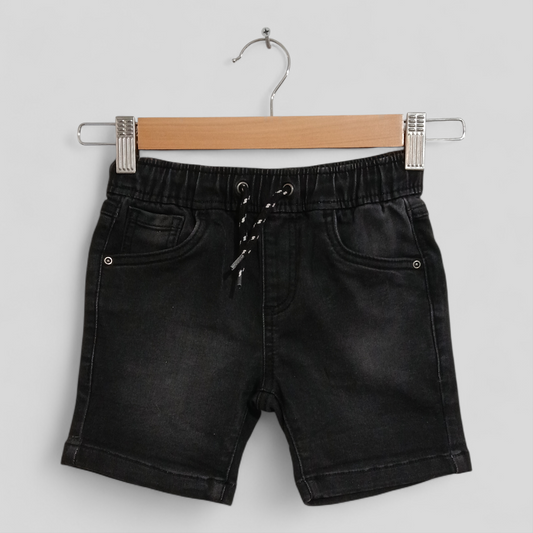 (3JNR) Anko | Black Denim Shorts