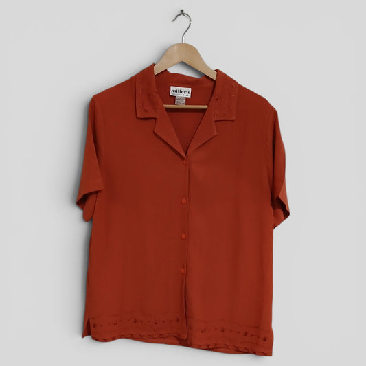 (12) Millers | Red/Orange Blouse