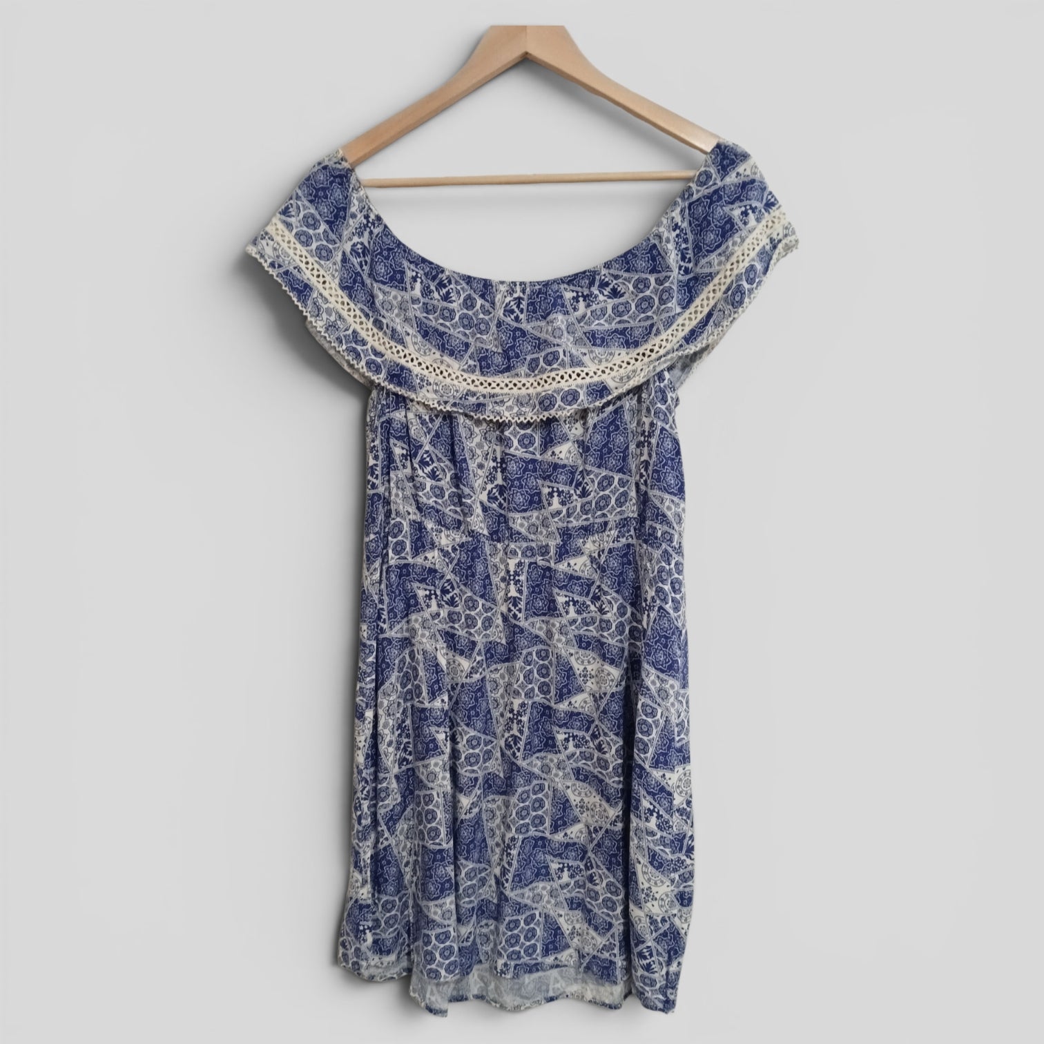 Image of (12) Blue Off the shoulder | Dress
