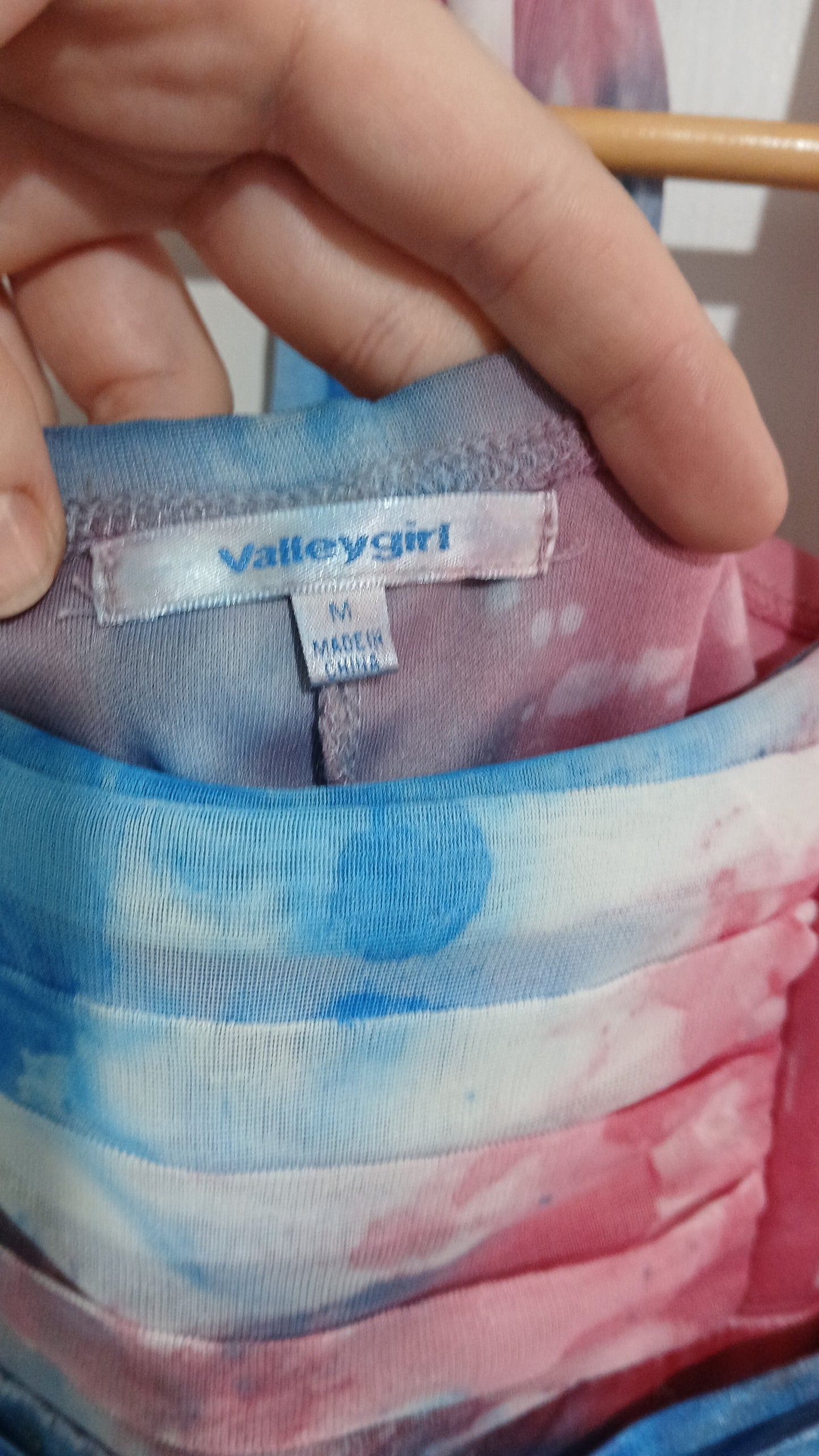 (M) Valley Girl | Pink/Blue Dress