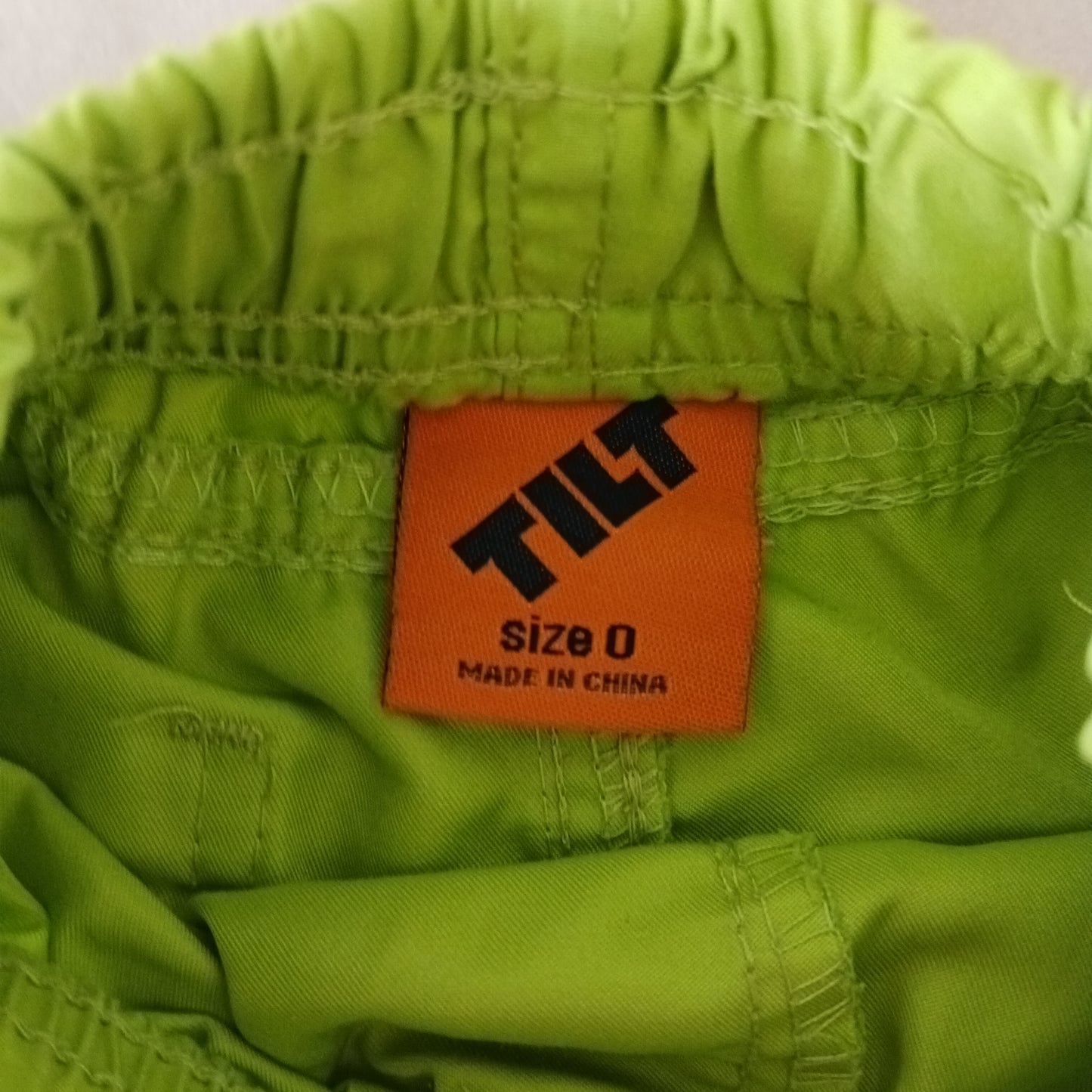 (0) Tilt Green Shorts