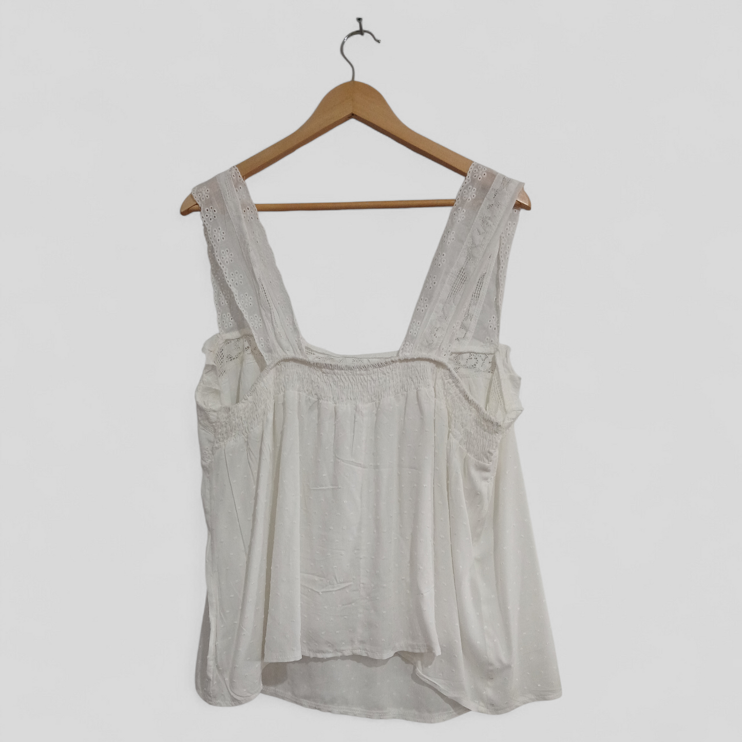 (2XL) Shein Curve | White Blouse