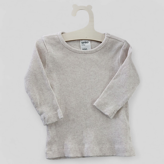 (000) Anko Ribbed LS Shirt