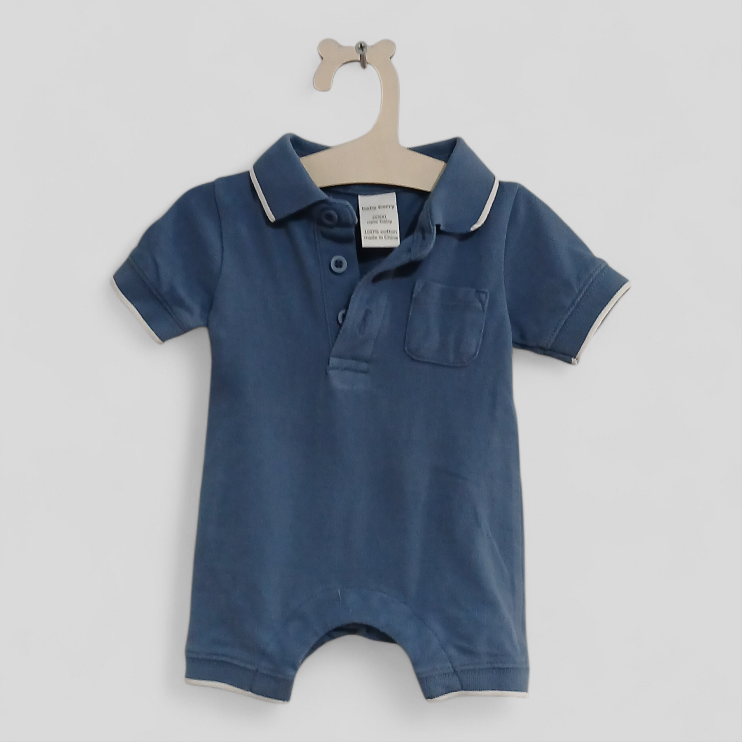 (0000JNR) Baby Berry | Polo Romper
