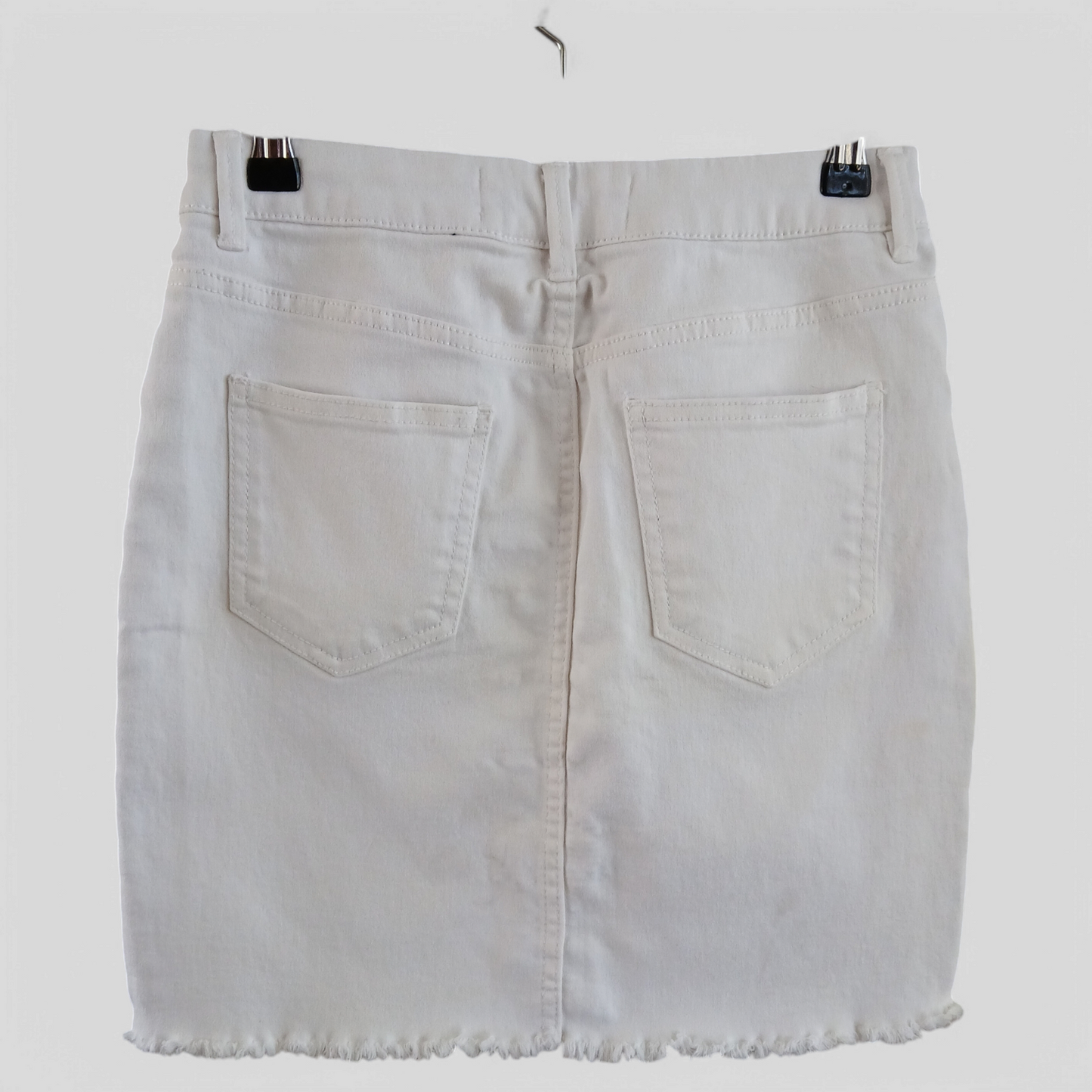 (10) Supre | White Denim Skirt