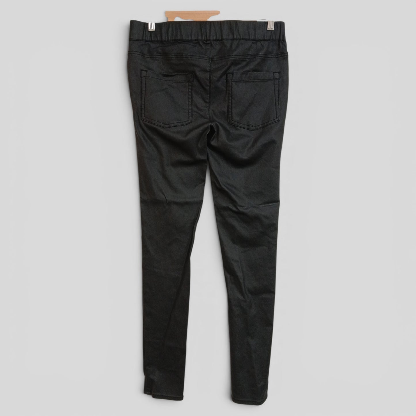 (12) Faux Leather Jeggings