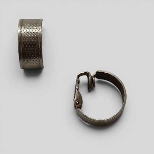 Clip On Earrings | Silver Hoop
