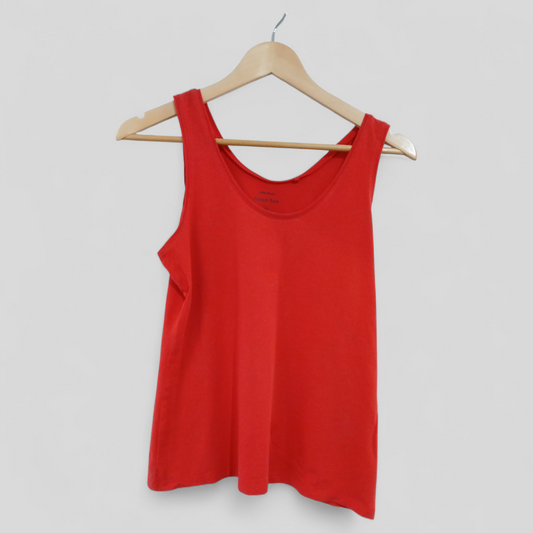 (M) Brilliant Basics | Red Stretch Tank
