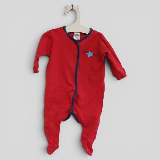 (000JNR) Target | Little Star Red Onesie