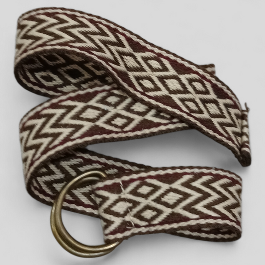 (12JNR) Patterned Fabric Belt