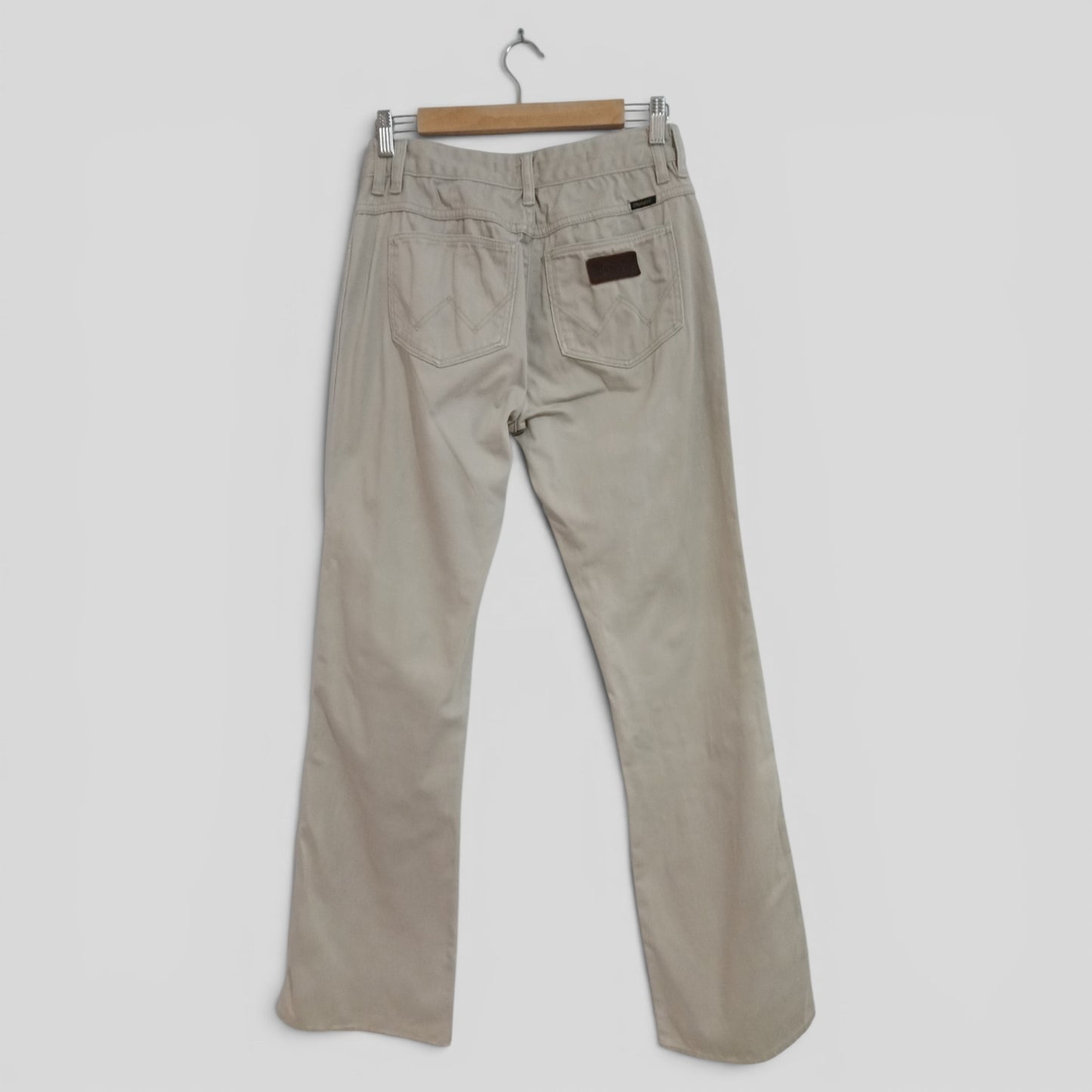 (9) Wrangler | Cream Boot Cut Jeans