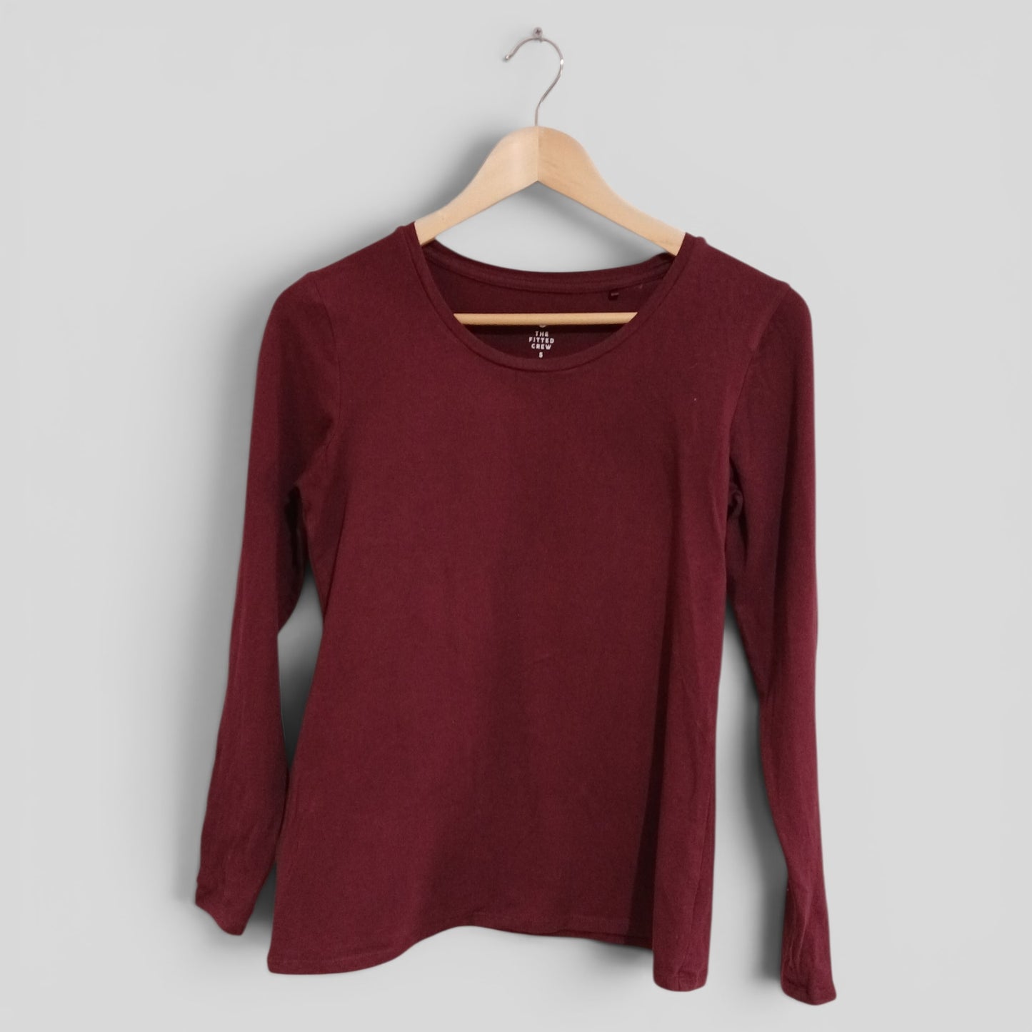 (S) Target | LS Crew Shirt Maroon