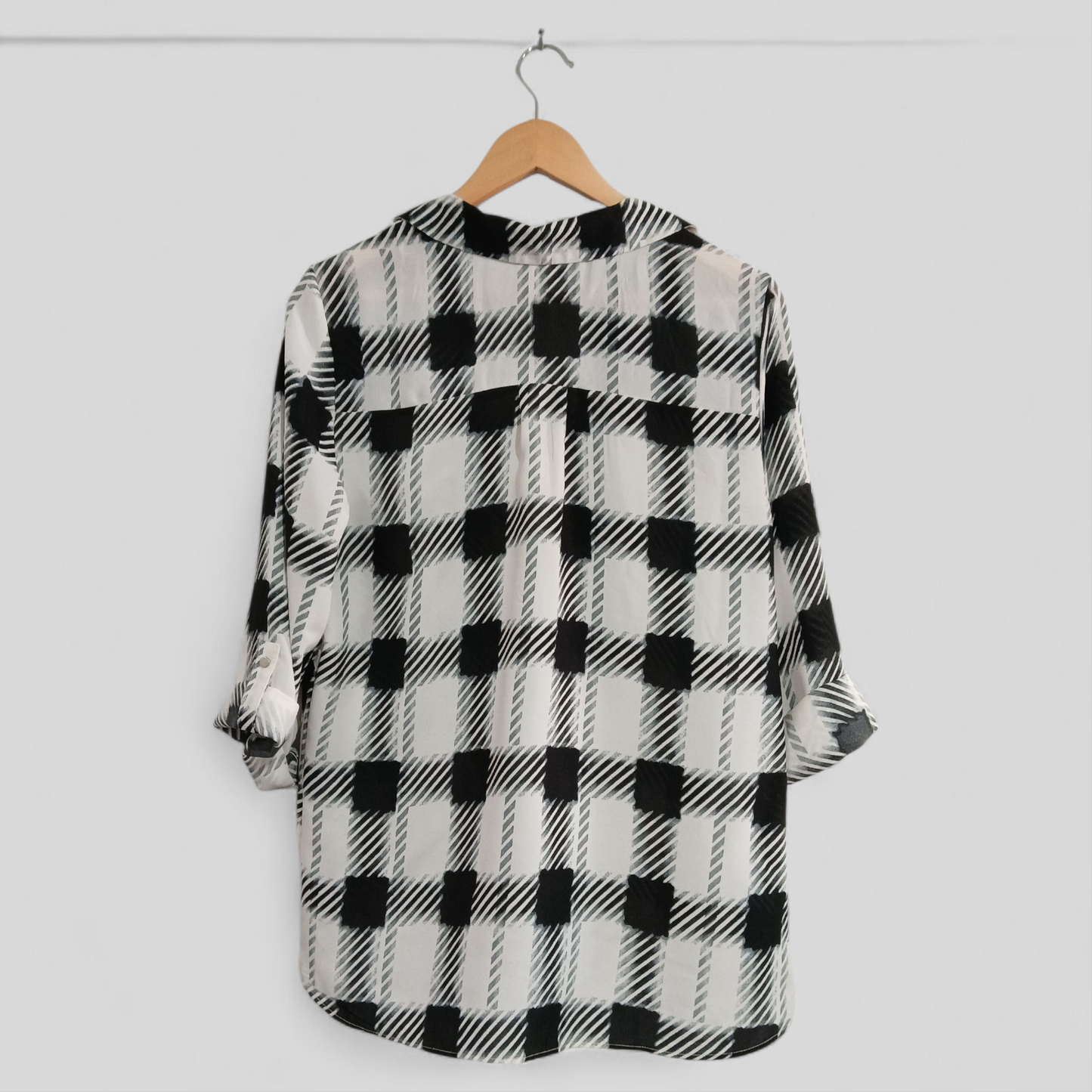 (10) Rockmans | BW Print Blouse