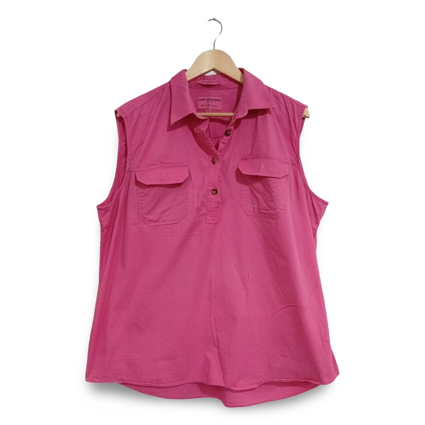 (18) Just Country | Pink Kerry Work Shirt