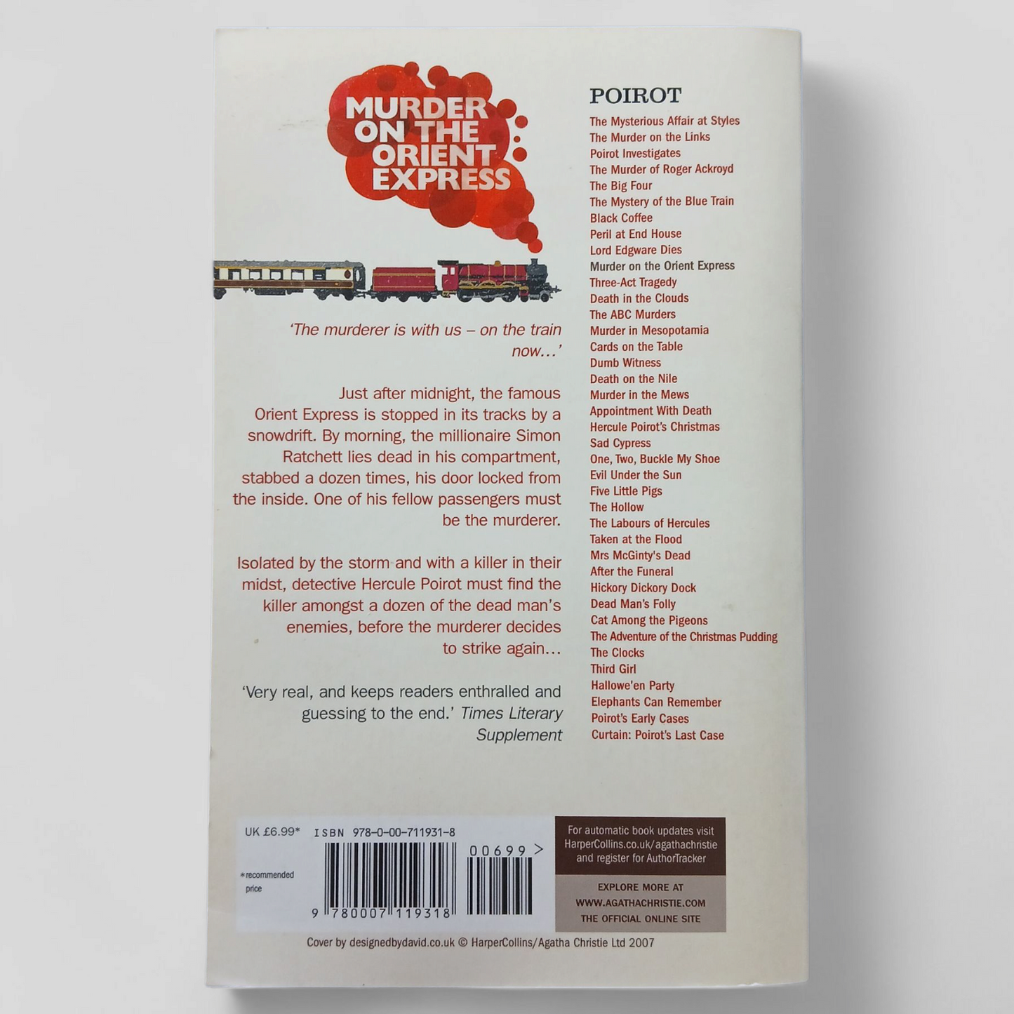 Murder on the Orient Express by Agatha Christie | Novel