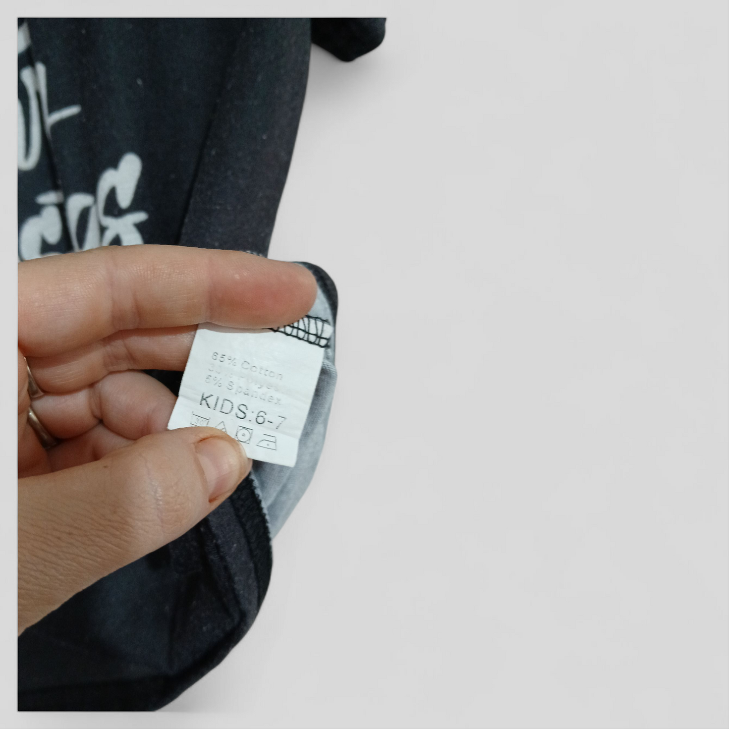 (6JNR) Shein | Black Christmas Tee