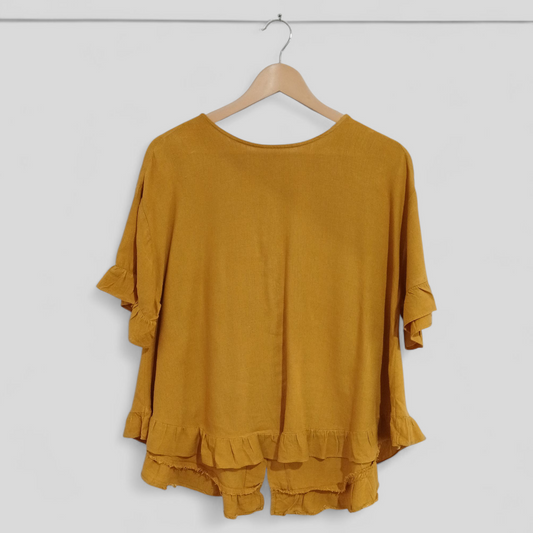 (8) Anko | Mustard Blouse
