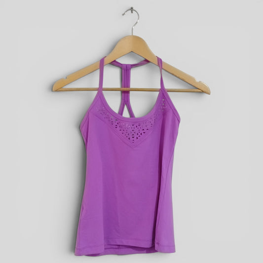 (XS) LJ Black | Purple Singlet
