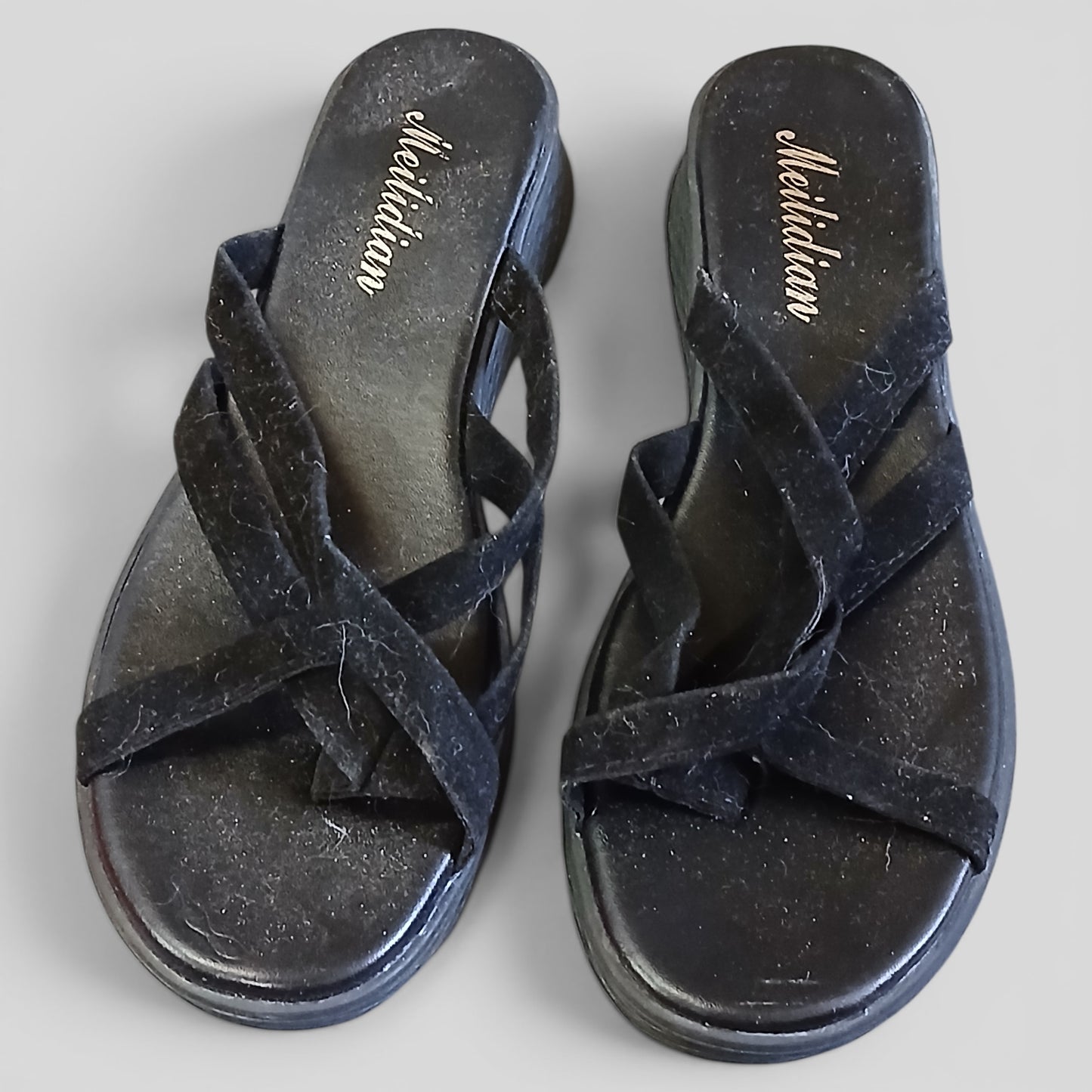 (39) Meilidian | Black Sandals