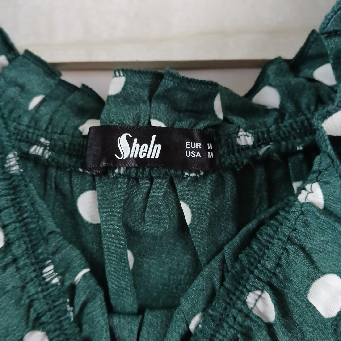 (M) Sheln Green White Spot Maxi