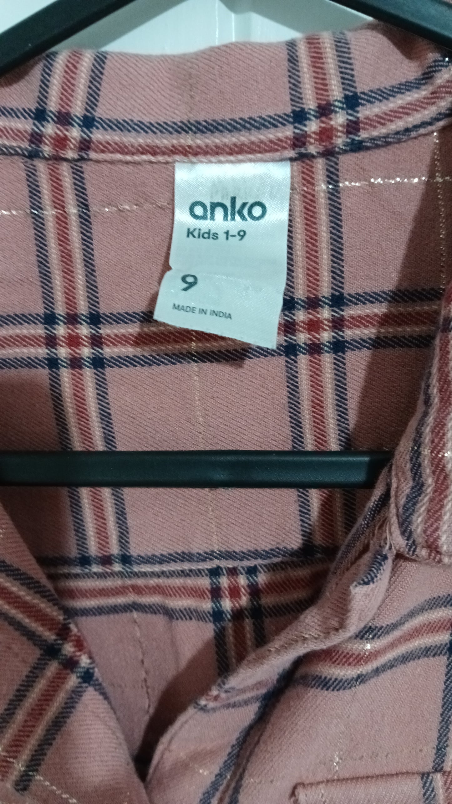 (9JNR) Anko | Plaid L/S Shirt