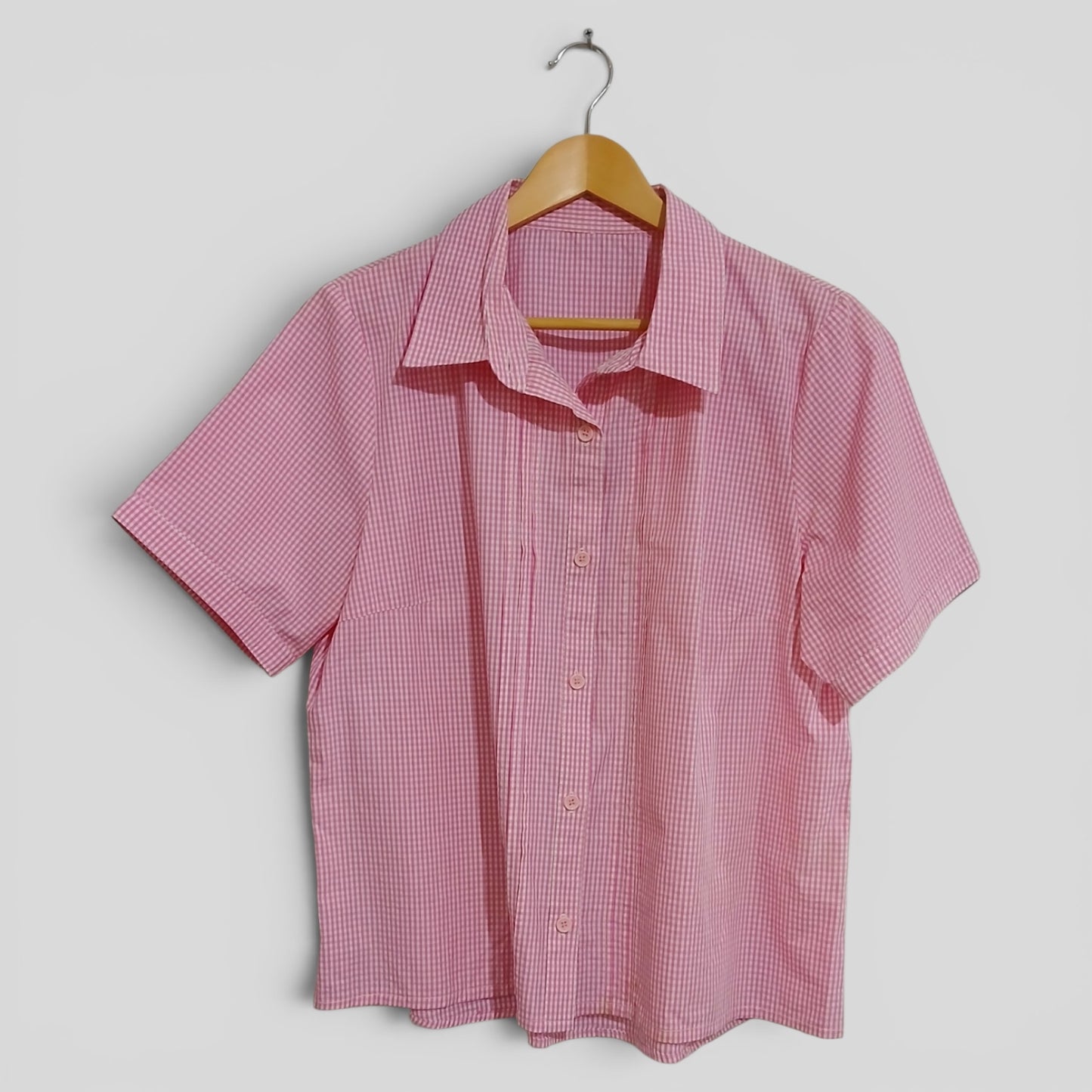 (16) Pink Gingham | Blouse
