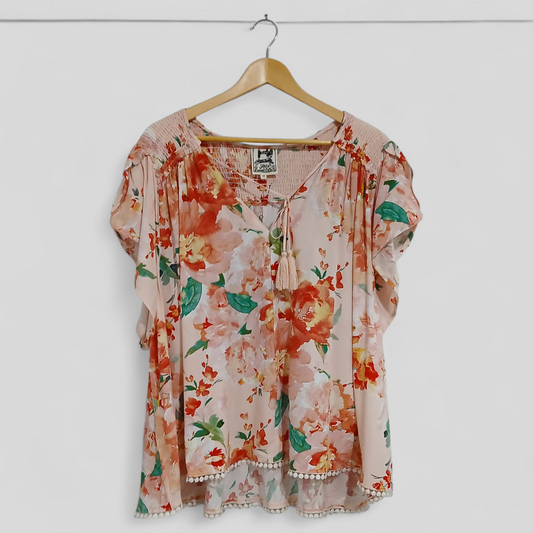 (16) BNWOT | Jaase | Floral Blouse
