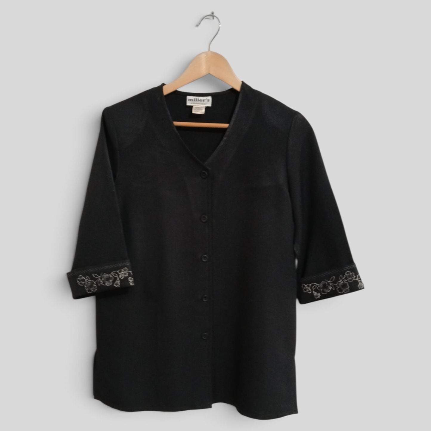 (10) Millers | Black Blouse & Pants Set 3 pc