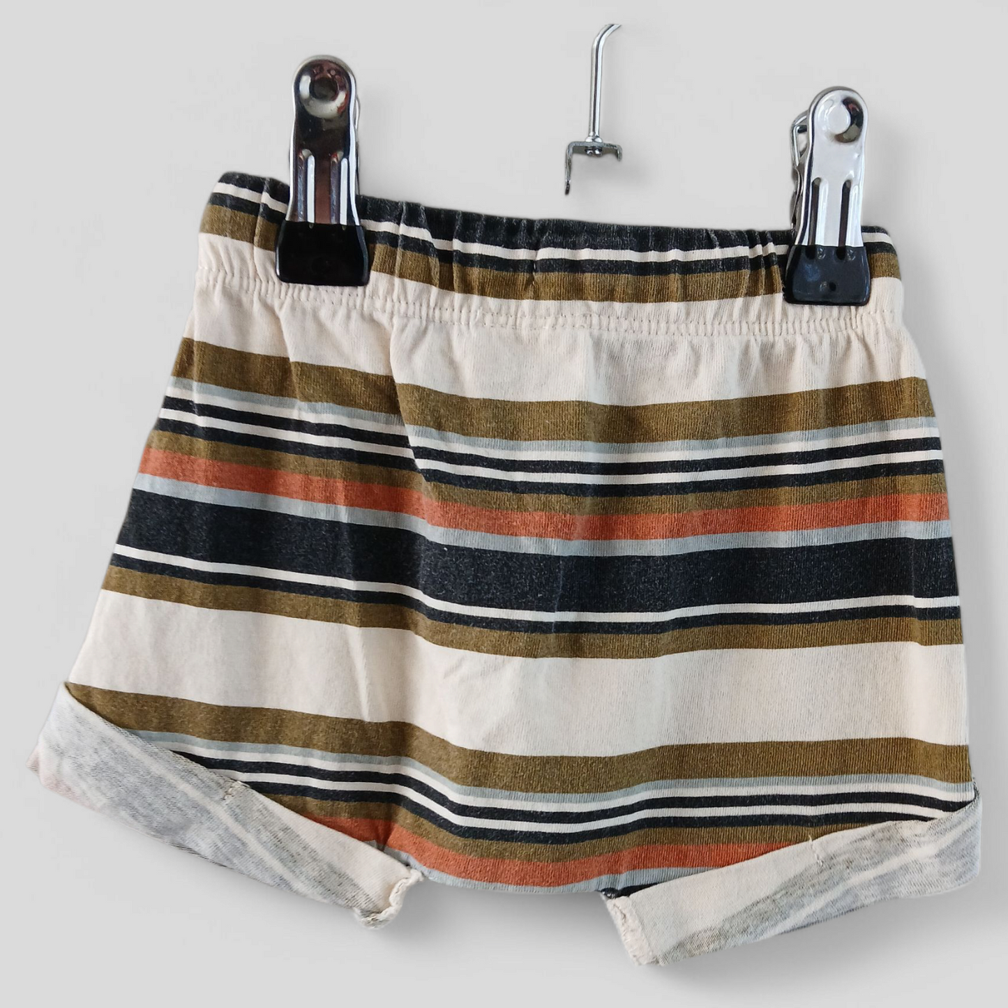 (0000) Baby Berry | Retro Striped Shorts