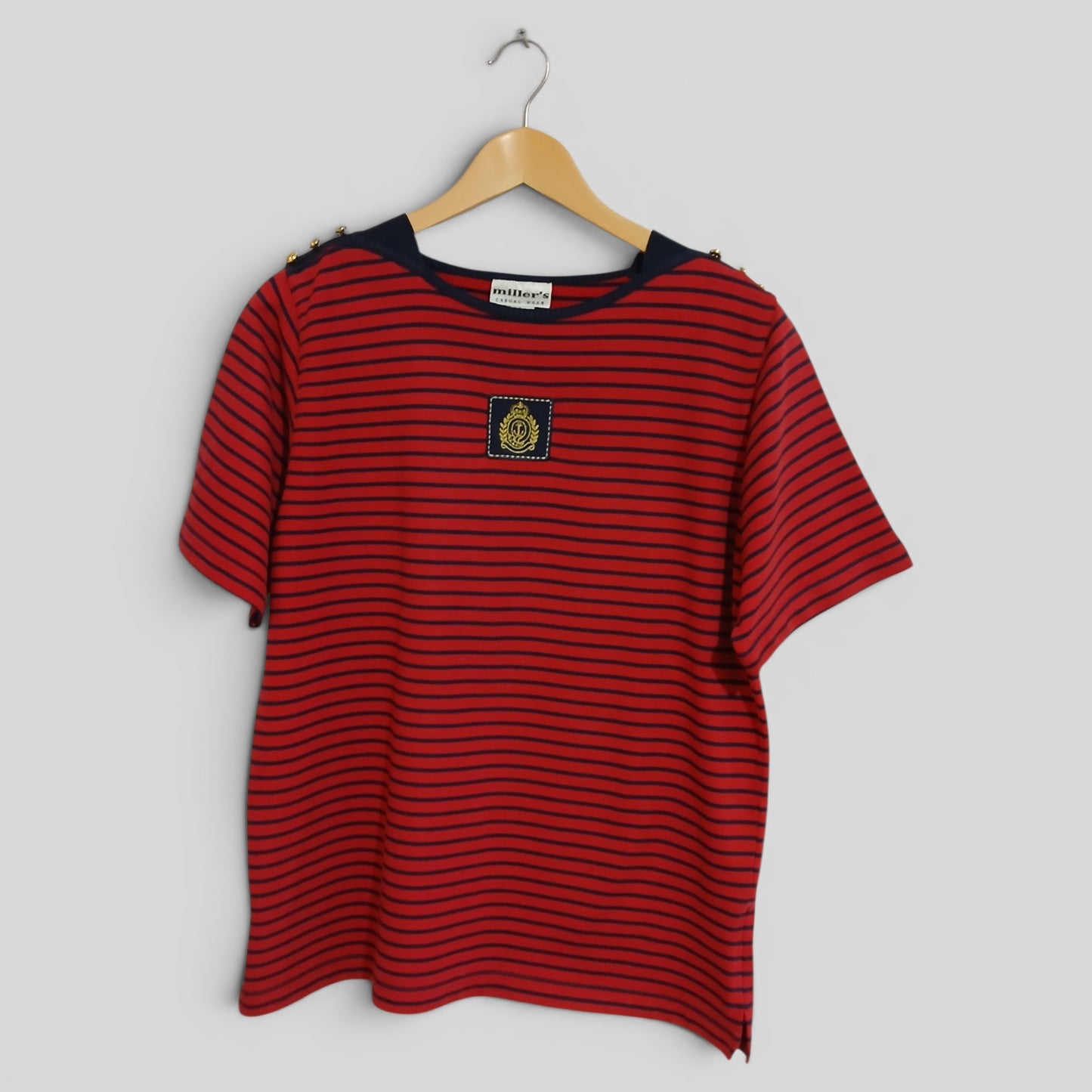 (12) Millers | Red Striped Tee
