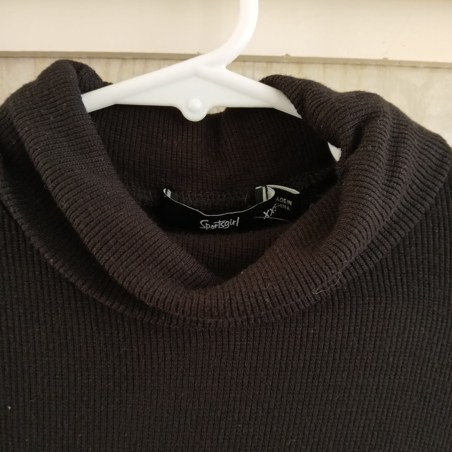 (XXS) Sportsgirl Black Turtleneck L/S Ribbed shirt